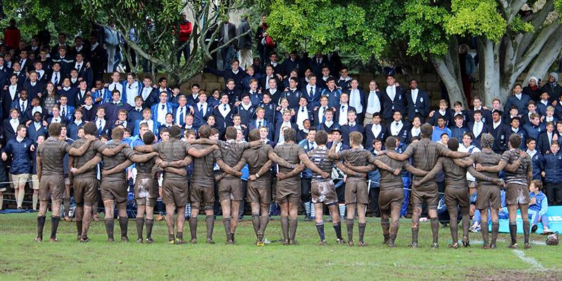 SACS Rugby and supporters.
